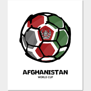 Afghanistan Football Country Flag Posters and Art